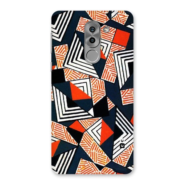 Colored Cuts Pattern Back Case for Honor 6X