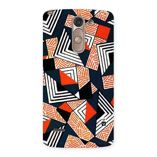 Colored Cuts Pattern Back Case for LG G3 Stylus