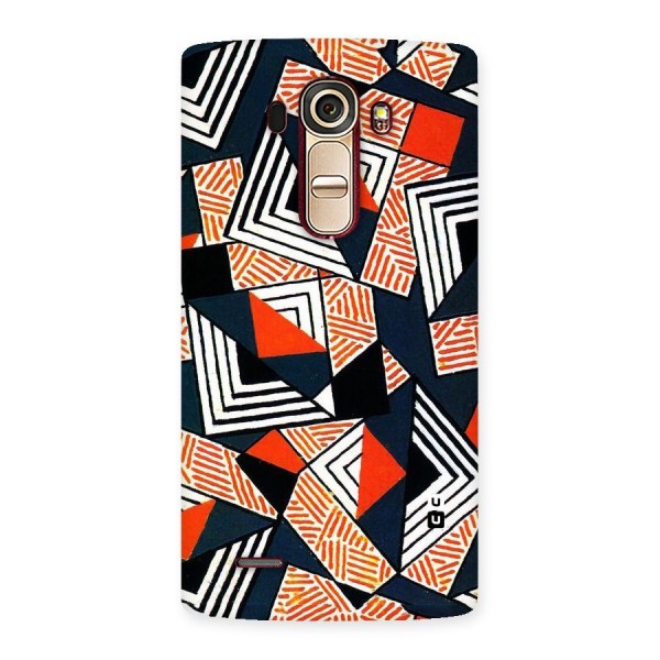 Colored Cuts Pattern Back Case for LG G4