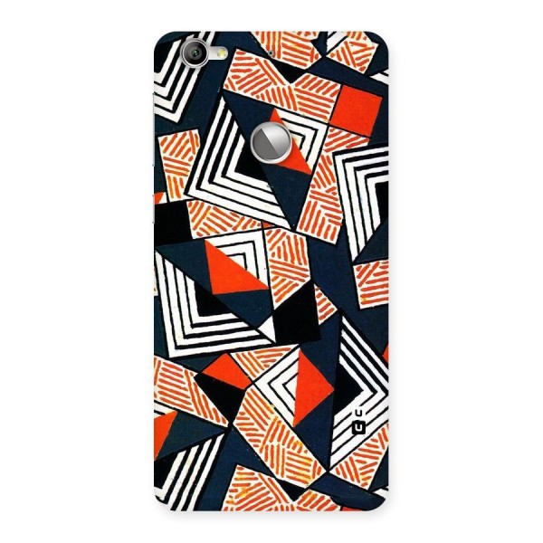 Colored Cuts Pattern Back Case for LeTV Le 1s