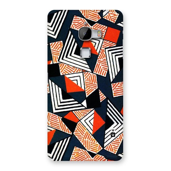 Colored Cuts Pattern Back Case for LeTv Le Max