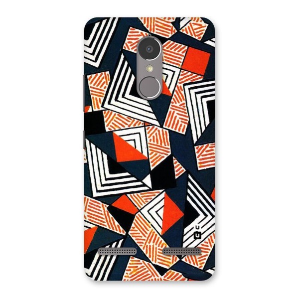 Colored Cuts Pattern Back Case for Lenovo K6