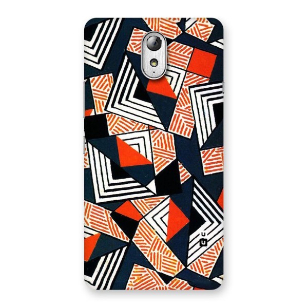Colored Cuts Pattern Back Case for Lenovo Vibe P1M