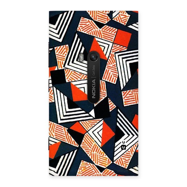 Colored Cuts Pattern Back Case for Lumia 920