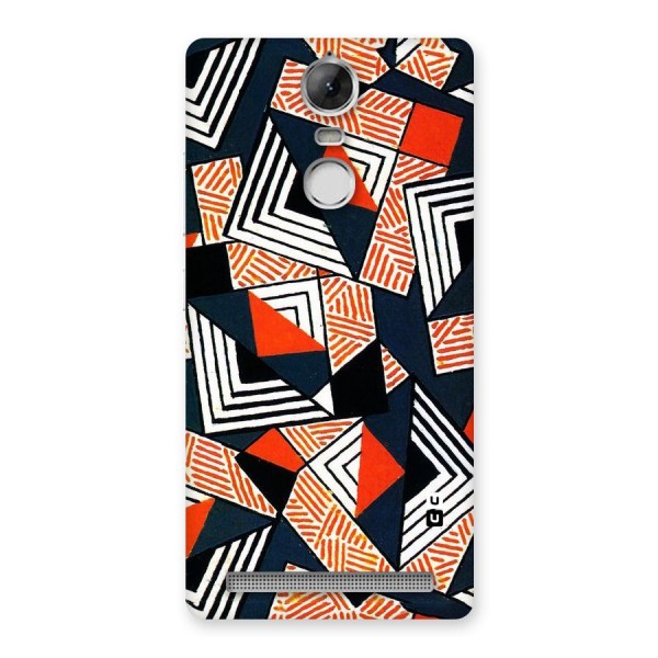 Colored Cuts Pattern Back Case for Vibe K5 Note