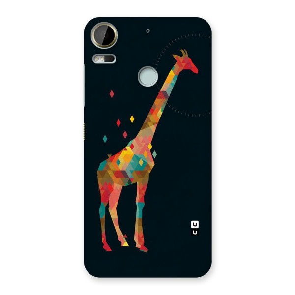 Colored Giraffe Back Case for Desire 10 Pro