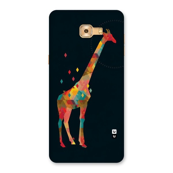 Colored Giraffe Back Case for Galaxy C9 Pro
