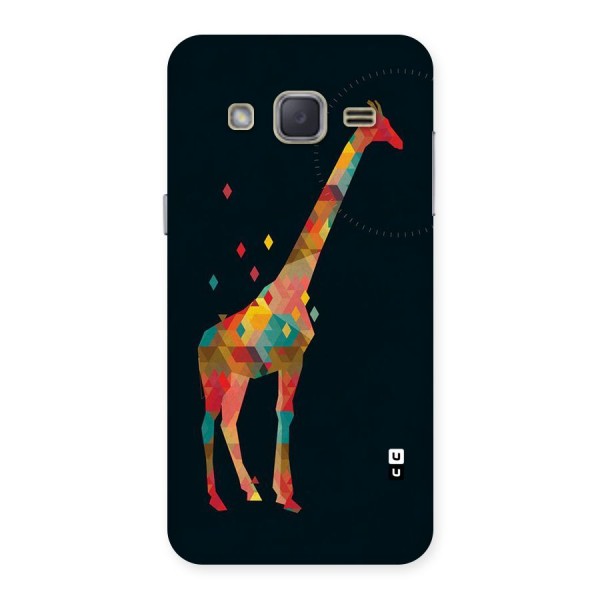 Colored Giraffe Back Case for Galaxy J2