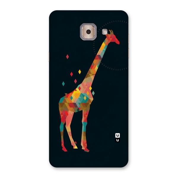 Colored Giraffe Back Case for Galaxy J7 Max