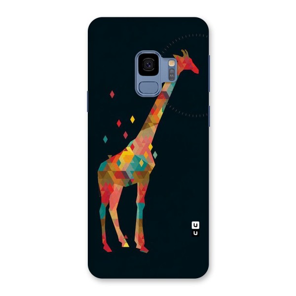 Colored Giraffe Back Case for Galaxy S9
