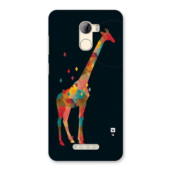 Colored Giraffe Back Case for Gionee A1 LIte
