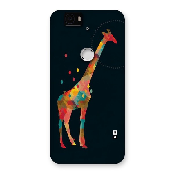 Colored Giraffe Back Case for Google Nexus-6P