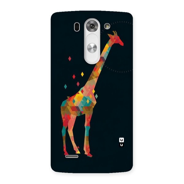 Colored Giraffe Back Case for LG G3 Beat