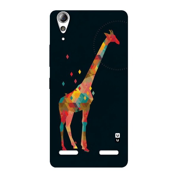 Colored Giraffe Back Case for Lenovo A6000 Plus