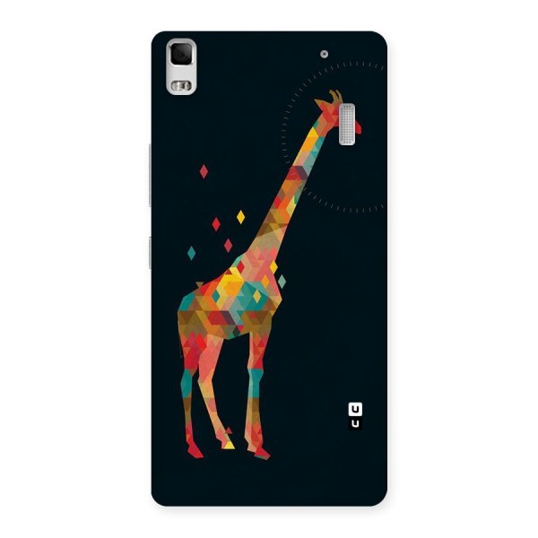 Colored Giraffe Back Case for Lenovo K3 Note