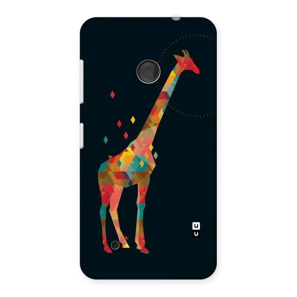Colored Giraffe Back Case for Lumia 530