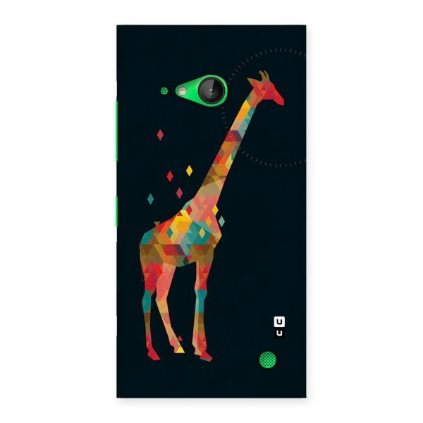 Colored Giraffe Back Case for Lumia 730