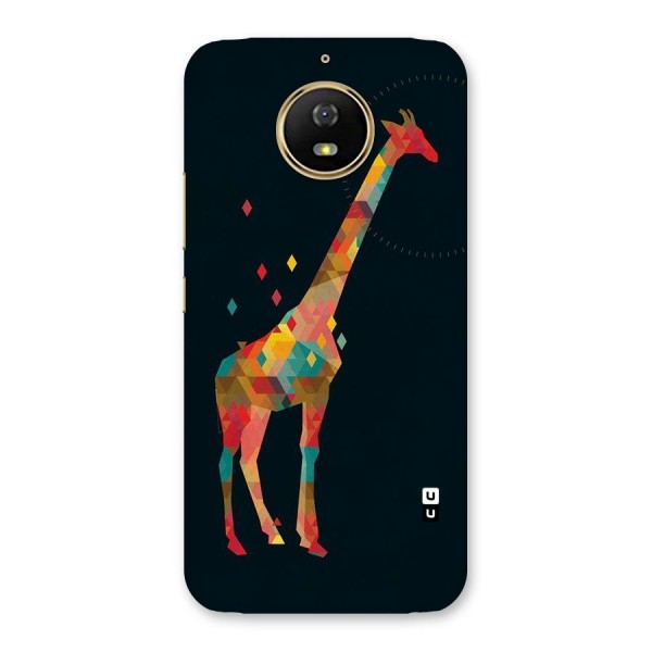 Colored Giraffe Back Case for Moto G5s