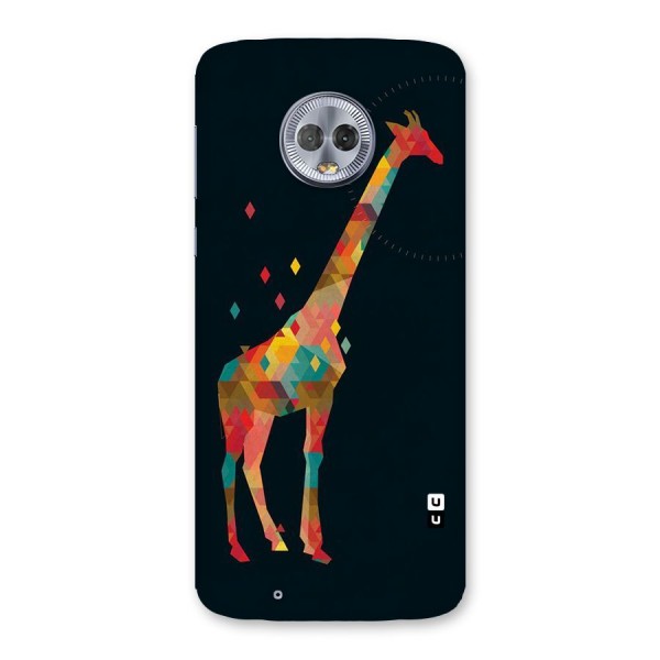 Colored Giraffe Back Case for Moto G6