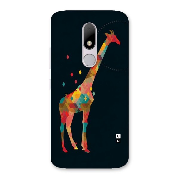 Colored Giraffe Back Case for Moto M