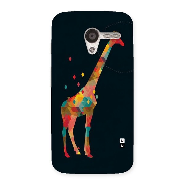 Colored Giraffe Back Case for Moto X