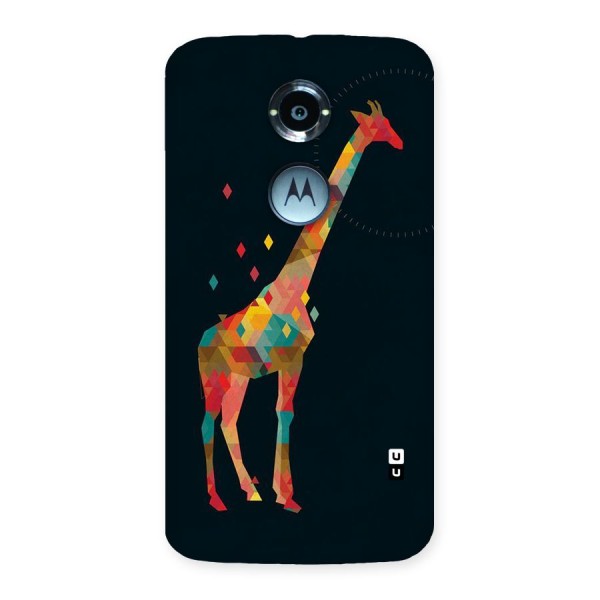 Colored Giraffe Back Case for Moto X 2nd Gen