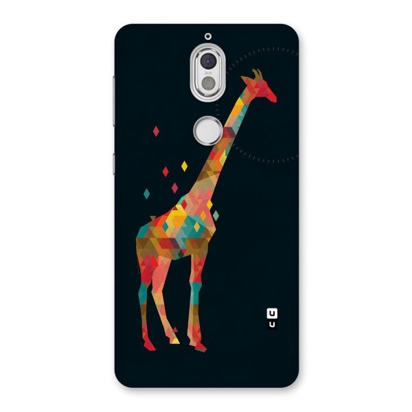 Colored Giraffe Back Case for Nokia 7