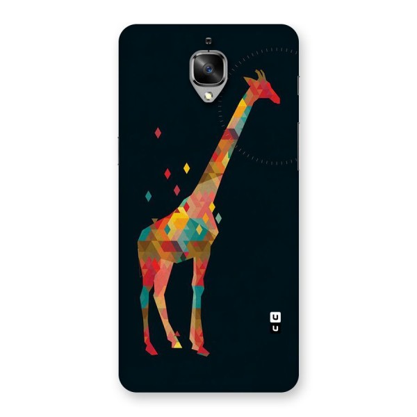 Colored Giraffe Back Case for OnePlus 3