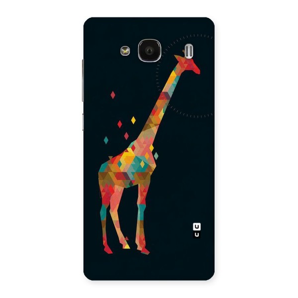 Colored Giraffe Back Case for Redmi 2