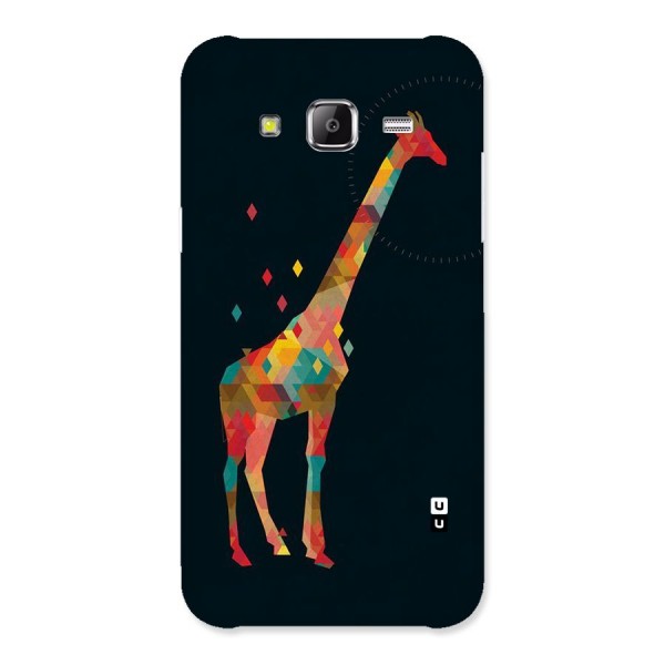Colored Giraffe Back Case for Samsung Galaxy J2 Prime
