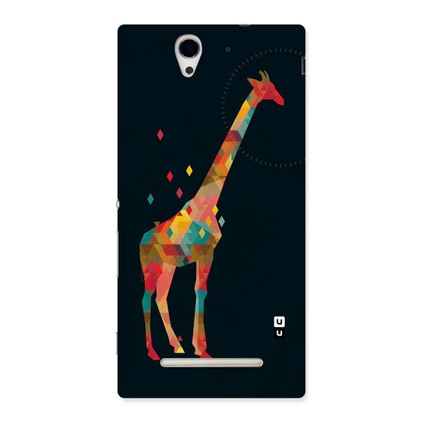 Colored Giraffe Back Case for Sony Xperia C3