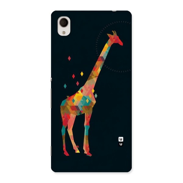 Colored Giraffe Back Case for Sony Xperia M4