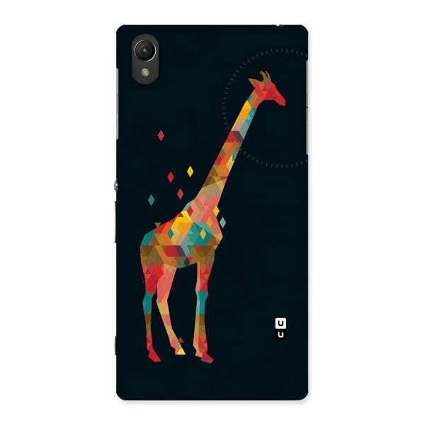 Colored Giraffe Back Case for Sony Xperia Z1