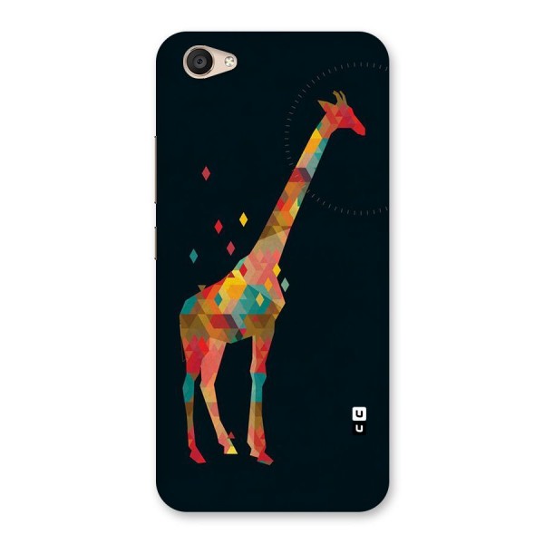 Colored Giraffe Back Case for Vivo V5 Plus