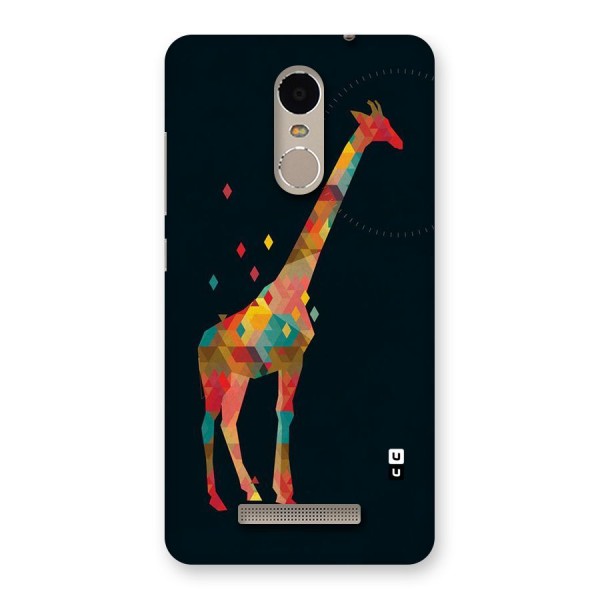 Colored Giraffe Back Case for Xiaomi Redmi Note 3