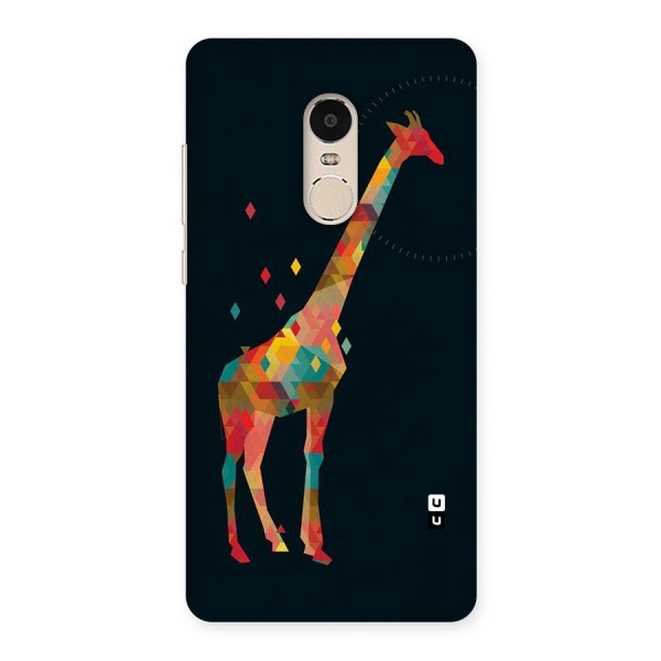 Colored Giraffe Back Case for Xiaomi Redmi Note 4