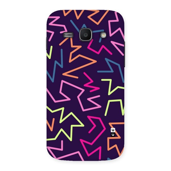 Colored Lines Back Case for Galaxy Ace 3