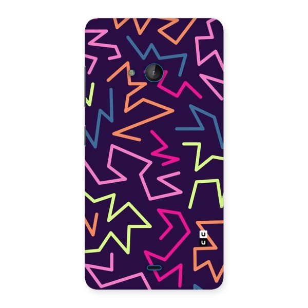 Colored Lines Back Case for Lumia 540