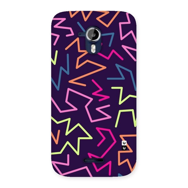 Colored Lines Back Case for Micromax Canvas Magnus A117