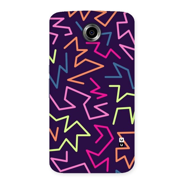 Colored Lines Back Case for Nexsus 6