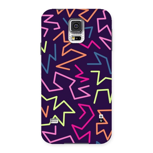 Colored Lines Back Case for Samsung Galaxy S5