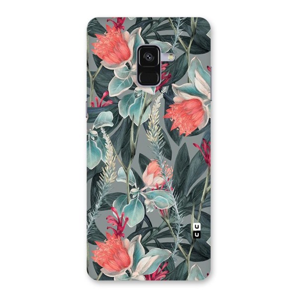 Colored Petals Back Case for Galaxy A8 Plus