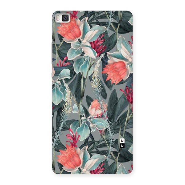 Colored Petals Back Case for Huawei P8