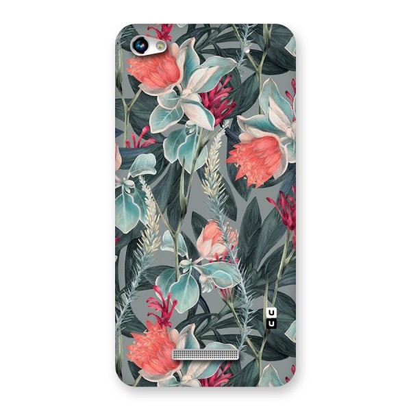 Colored Petals Back Case for Micromax Hue 2