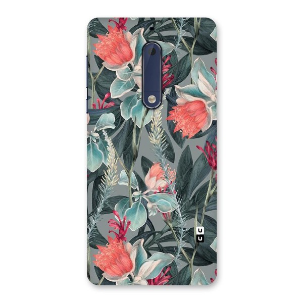 Colored Petals Back Case for Nokia 5
