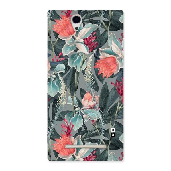 Colored Petals Back Case for Sony Xperia C3