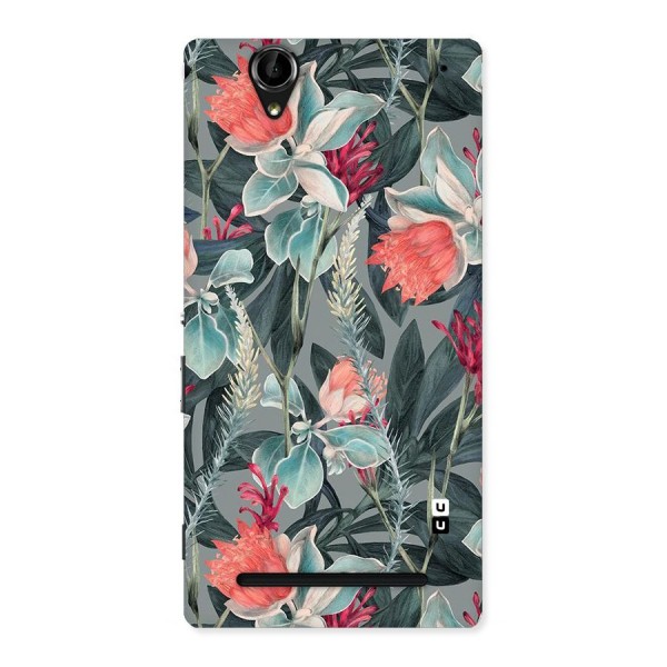 Colored Petals Back Case for Sony Xperia T2