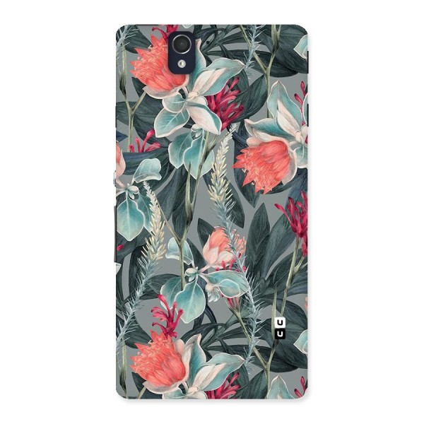 Colored Petals Back Case for Sony Xperia Z