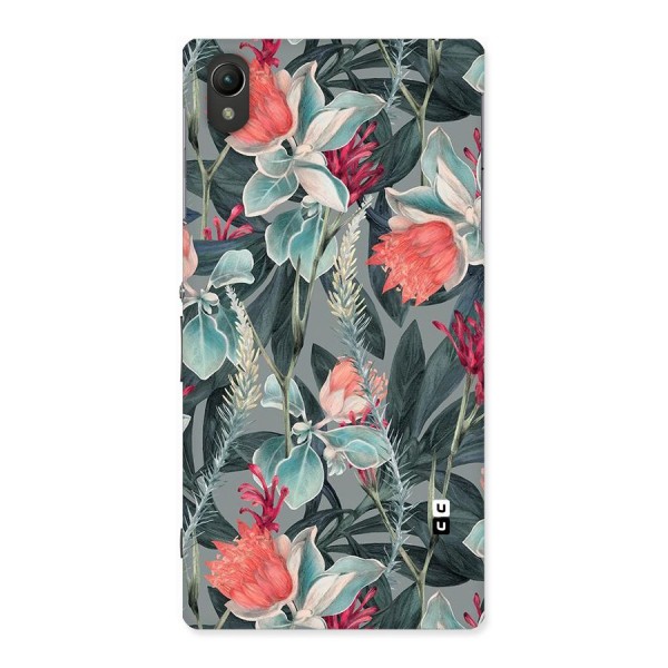 Colored Petals Back Case for Sony Xperia Z1