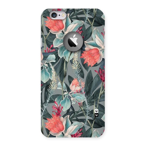 Colored Petals Back Case for iPhone 6 Logo Cut